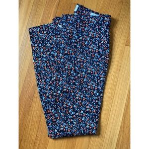 Gap floral print dress pants size 4
